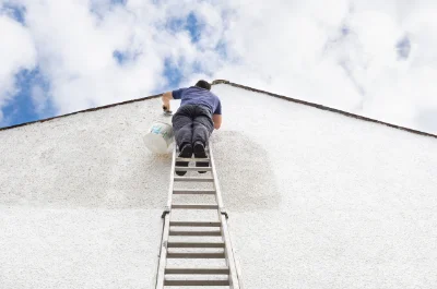 Peinture extérieure au Mesnillard — façades et ravalement